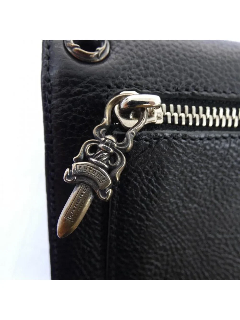 Chrome Hearts Wave Cross Btn Button 304 Wallet